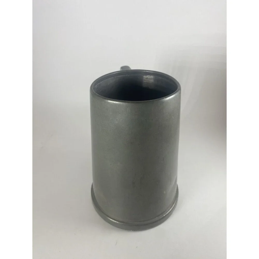 Vintage English Pewter Tankard Mug Made in England Heavy Metal Beer Cup 5”